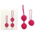 Cotoxo Cherry - Set bile vaginale kegel 2 piese - roșu
