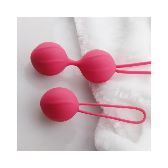 Cotoxo Cherry - Set bile vaginale kegel 2 piese - roșu