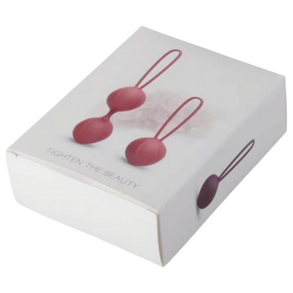 Cotoxo Cherry - Set bile vaginale kegel 2 piese - roșu