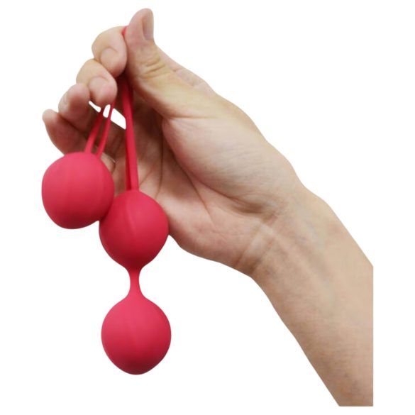 Cotoxo Cherry - Set bile vaginale kegel 2 piese - roșu