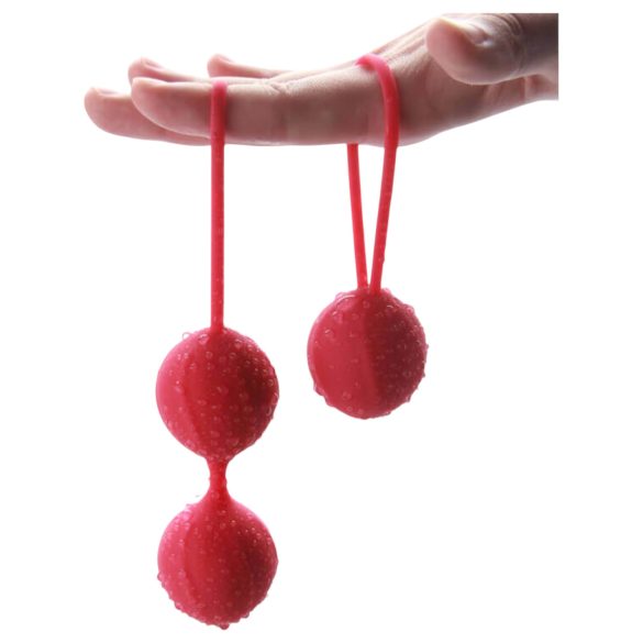 Cotoxo Cherry - Set bile vaginale kegel 2 piese - roșu