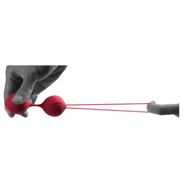 Cotoxo Cherry - Set bile vaginale kegel 2 piese - roșu