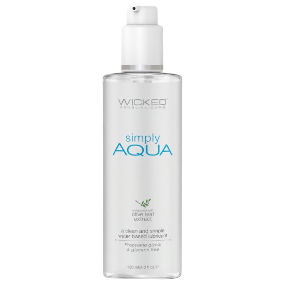 Wicked Simple Aqua - lubrifiant pe bază de apă - 100% vegan - 120ml