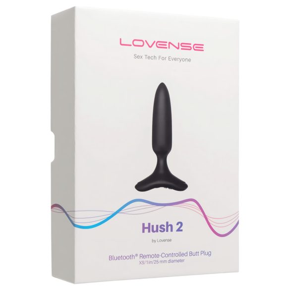 Lovense - vibratoare anal mic cu vibrații - reîncărcabil XS 25mm - negru