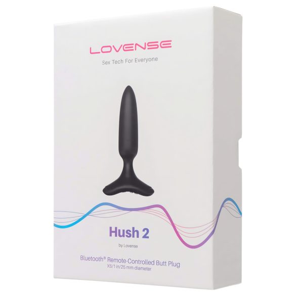 Lovense - vibratoare anal mic cu vibrații - reîncărcabil XS 25mm - negru
