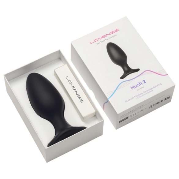 Lovense - vibrator anal mic cu vibrații, reîncărcabil, 57mm, negru