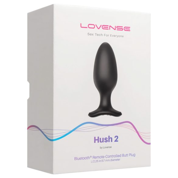 Lovense - vibrator anal mic cu vibrații, reîncărcabil, 57mm, negru