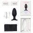 LOVENSE Hush 2 L - vibrator anal reîncărcabil mic (57mm) - negru