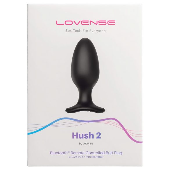 Lovense - vibrator anal mic cu vibrații, reîncărcabil, 57mm, negru