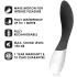 LELO Mona Wave - vibratoare pentru punctul G - rezistent la apă - negru