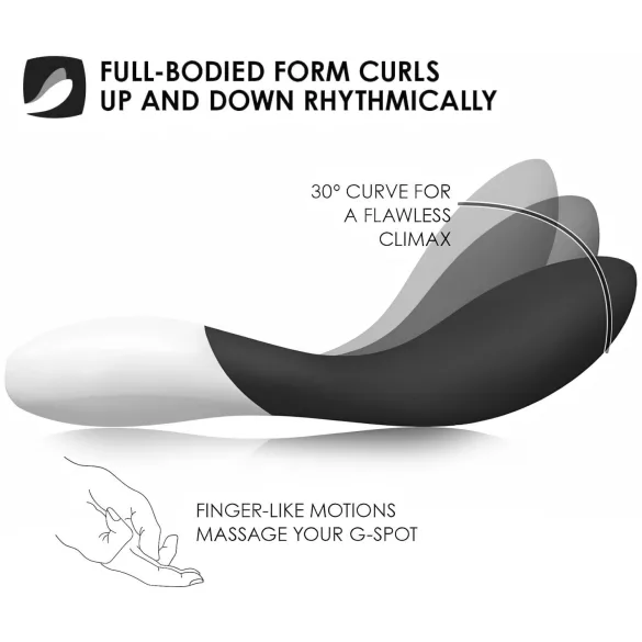 LELO Mona Wave - vibratoare pentru punctul G - rezistent la apă - negru
