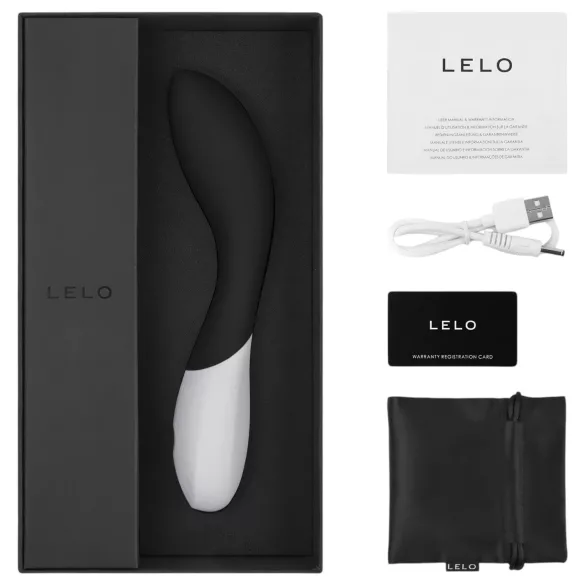 LELO Mona Wave - vibratoare pentru punctul G - rezistent la apă - negru