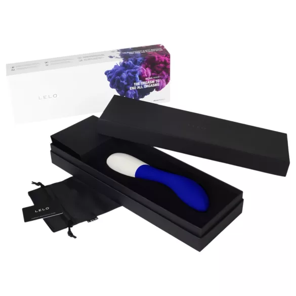 LELO Mona Wave - vibrator pentru punctul G, rezistent la apă - albastru