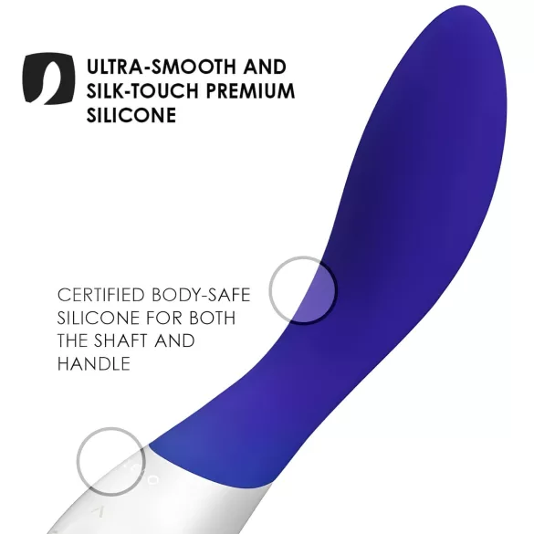 LELO Mona Wave - vibrator pentru punctul G, rezistent la apă - albastru