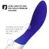 LELO Mona Wave - vibrator G-spot rezistent la apă (albastru)