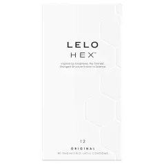   LELO Hex Original - prezervative ultra subțiri - latex - 12 bucăți