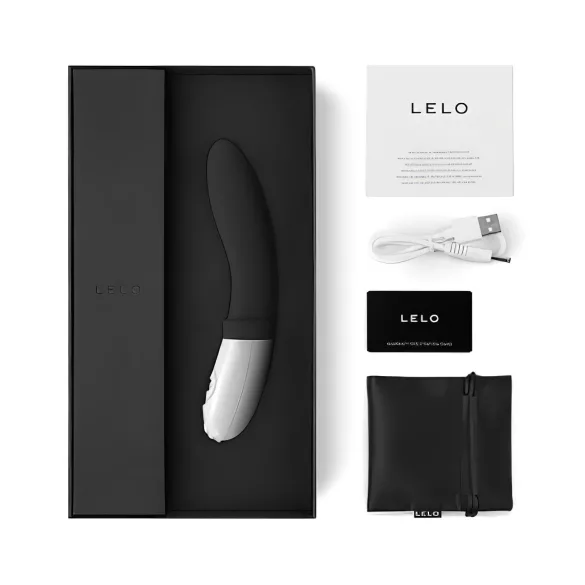 LELO Billy 2 - vibrator pentru prostată, reîncărcabil, rezistent la apă - negru