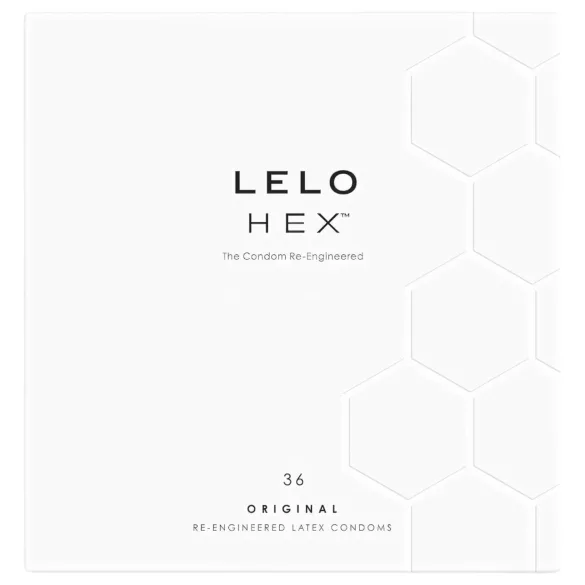 LELO Hex Original - prezervative premium - texturat - 36 bucăți