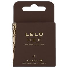   LELO Hex Respect XL - prezervative extra mari latex 3 bucăți