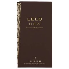   LELO Hex Respect XL - prezervative latex extra mari - 12 bucăți