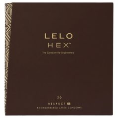   LELO Hex Respect XL - prezervative extra mari - latex - 36 bucăți