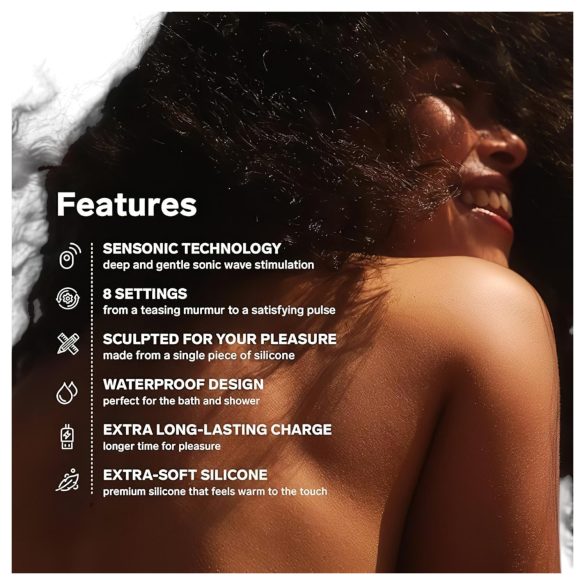 LELO Sona - stimulator clitoridian cu unde sonore - culoare cireș