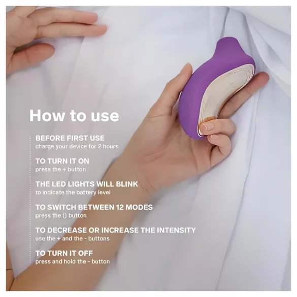 LELO Sona 2 Cruise - stimulator clitoridian cu unde sonore - roșu cireașă