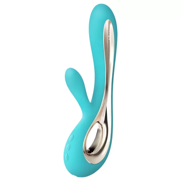 LELO Soraya 2 - vibrator rabbit impermeabil cu braț pentru clitoris - turcoaz
