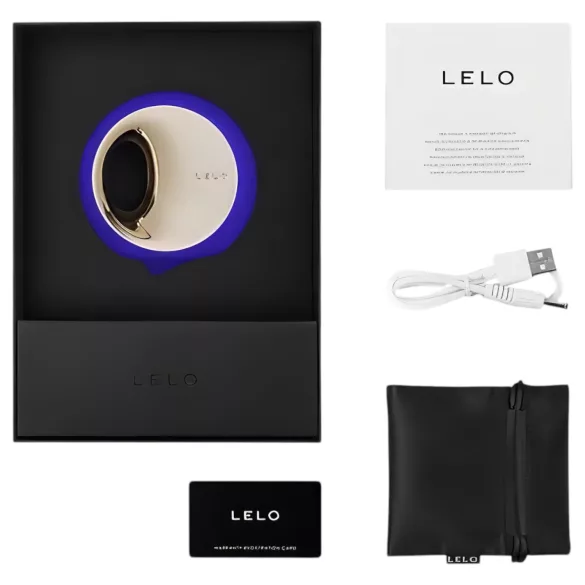 LELO Ora 3 - simulator de sex oral și vibrator clitoridian (albastru)