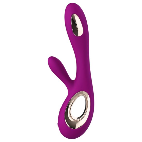 LELO Soraya Wave - vibrator dual motor, stimulare clitoris, mișcare val, mov