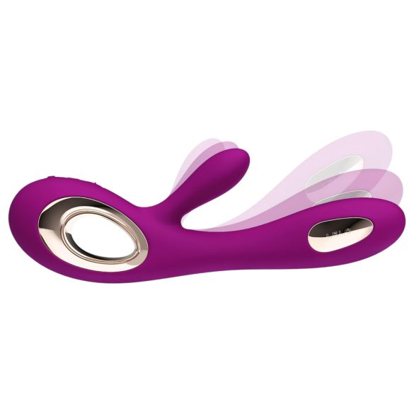 LELO Soraya Wave - vibrator dual motor, stimulare clitoris, mișcare val, mov