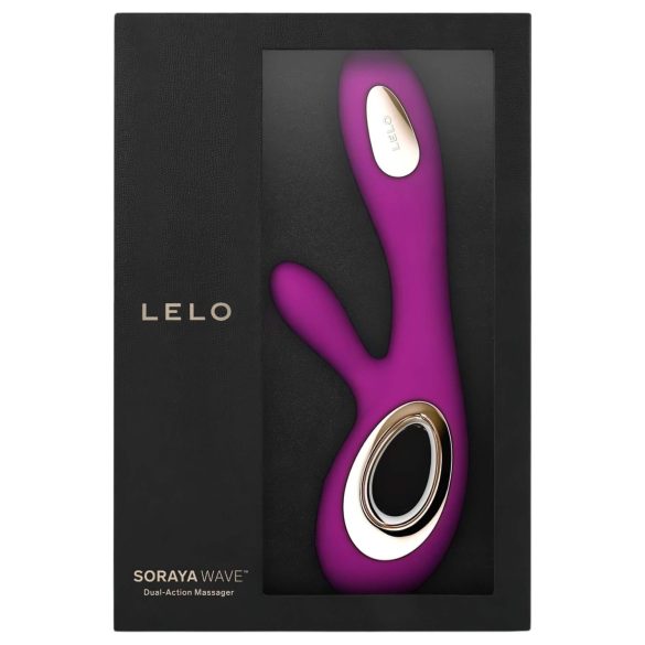 LELO Soraya Wave - vibrator dual motor, stimulare clitoris, mișcare val, mov