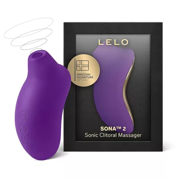 LELO - stimulator clitoridian cu unde sonore - mov