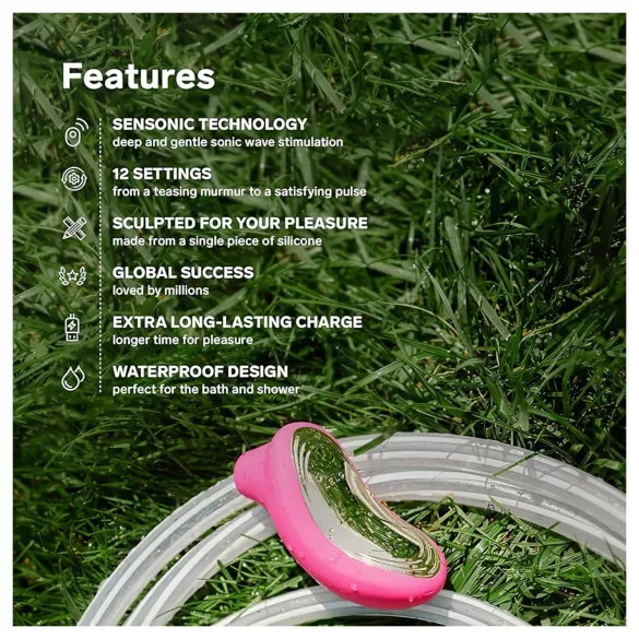 LELO - stimulator clitoridian cu unde sonore - mov