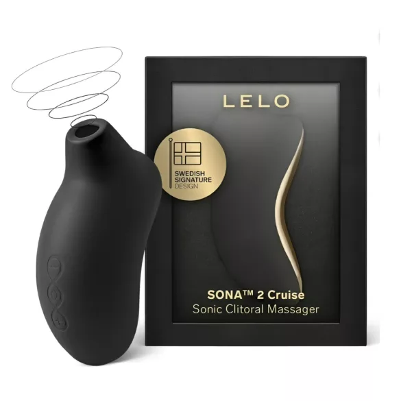 LELO - Stimulator clitoridian cu unde sonore - negru