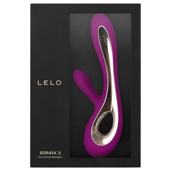 LELO Soraya 2 - vibrator rezistent la apă cu braț pentru clitoris - mov