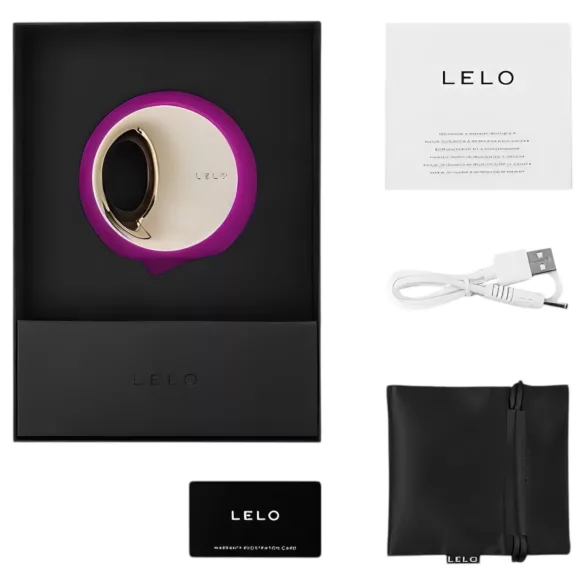 LELO Ora 3 - simulator sex oral și vibrator clitoridian - violet