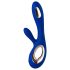 LELO Soraya Wave - vibrator cu acumulator, braț clitoral și mișcare unduită (albastru)