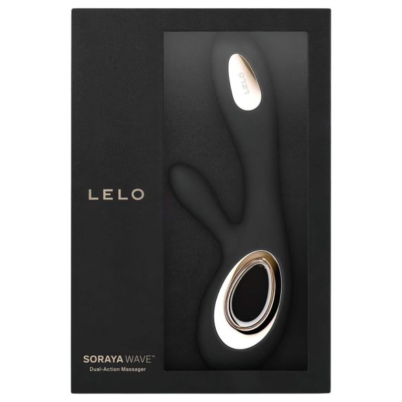 LELO Soraya Wave - vibrator rabdă tip clitoral, mișcare ondulantă - negru