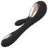 LELO Soraya Wave - Vibrator cu braț pentru clitoris, cu mișcare de ondulare (negru)