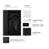 LELO Enigma - vibrator 2în1 pentru punctul G, reîncărcabil, impermeabil, negru