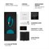 LELO Tiani Duo - vibrator pentru cupluri din silicon (albastru)