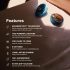 LELO Tiani Duo - vibrator pentru cupluri din silicon (albastru)