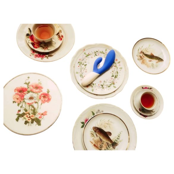 LELO - Vibrator reîncărcabil și impermeabil - stimulare undă - albastru