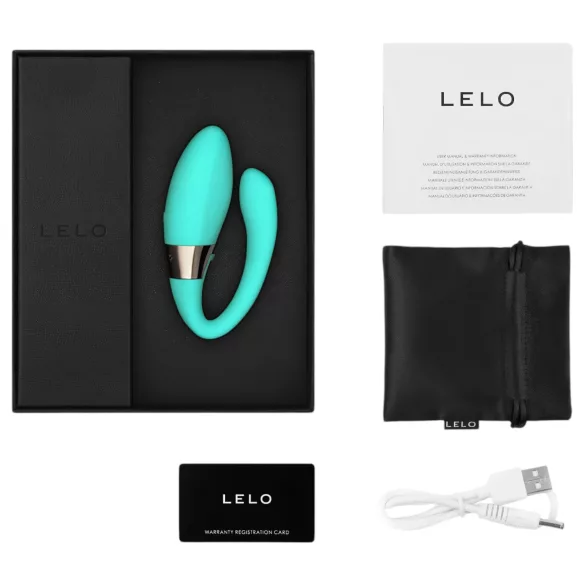 LELO - vibrator pentru cupluri inteligent, reîncărcabil - turcoaz