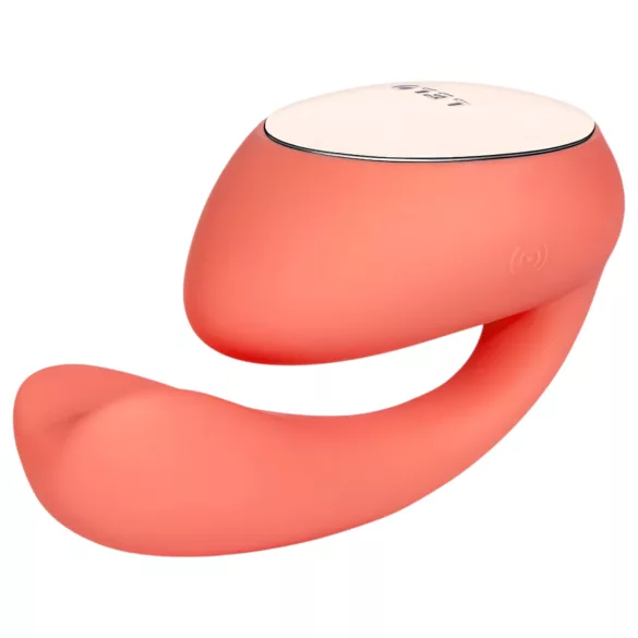 LELO Ida Wave - Vibrator cu vibrații și rotații controlat prin aplicație (coral)