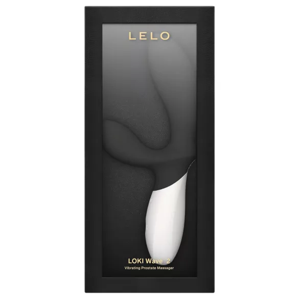 LELO Loki Wave 2 - vibrator prostată, reîncărcabil, impermeabil - negru