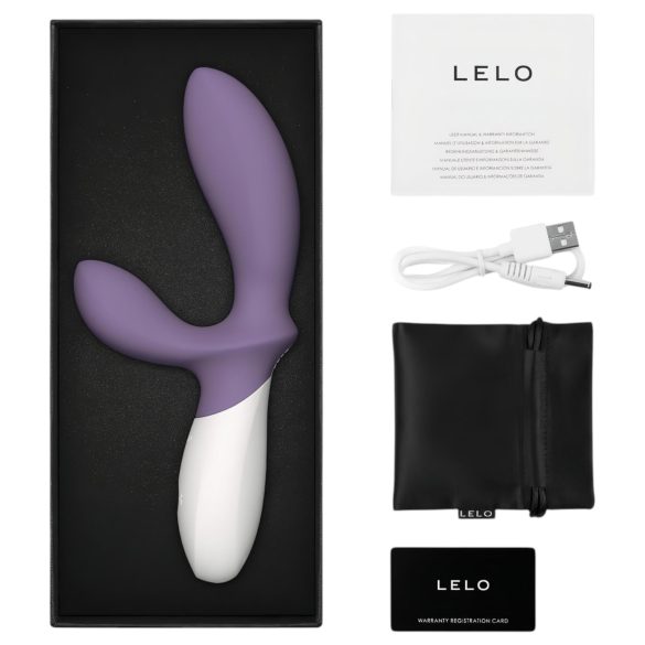LELO Loki Wave 2 - vibrator acvatic pentru prostata, reîncărcabil (violet)