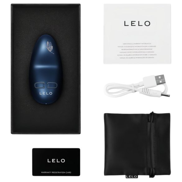 LELO Nea 3 - vibrator clitoridian reîncărcabil, impermeabil - albastru