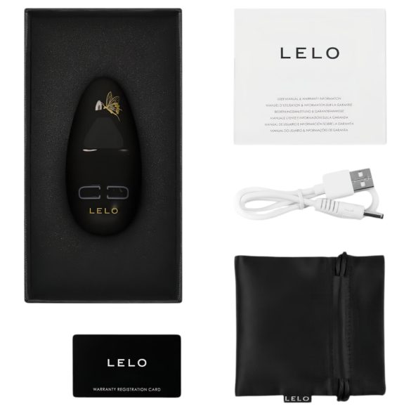 LELO Nea 3 - vibrator clitoridian reîncărcabil, rezistent la apă - negru